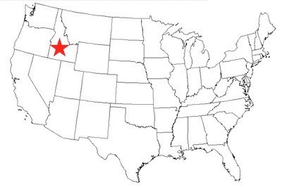 Idaho Outline Map