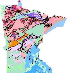 Geo Map of Minnesota