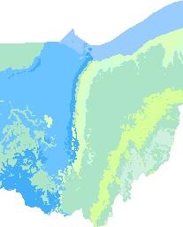Geol Map of Ohio.