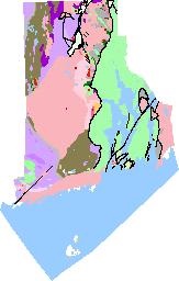 Geol Map of Rhode Island.