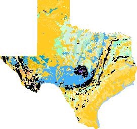 Geol Map of Texas.