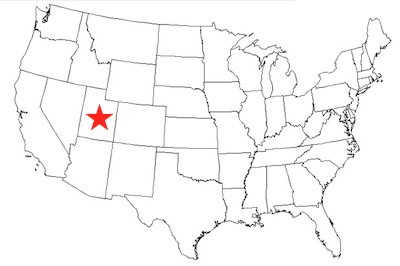 Outline of Utah.