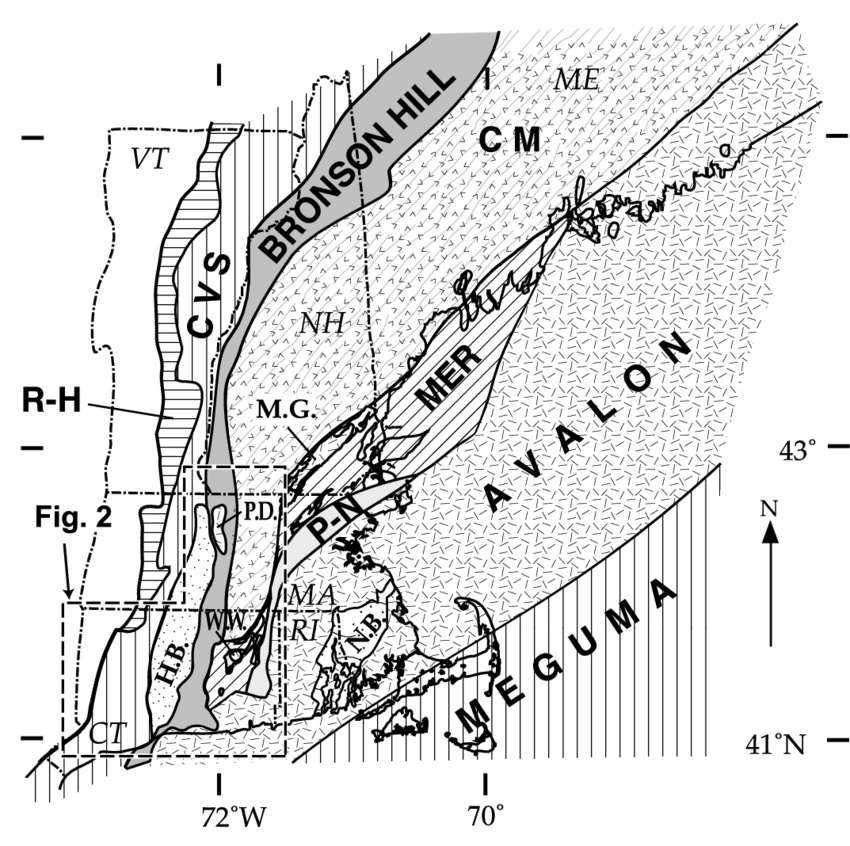 Terrane Map of NE.