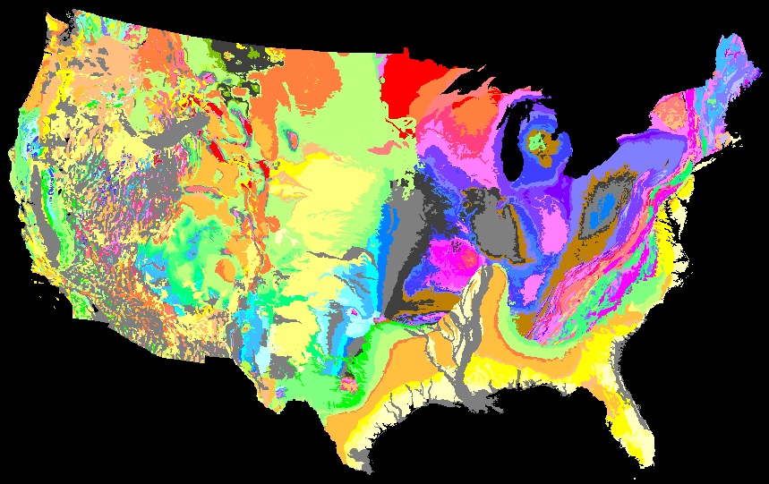 Geologic Map of the United States.