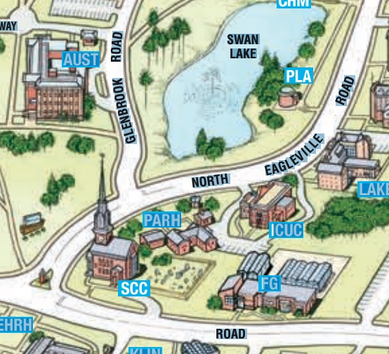 Pavilion is on UConn's official 2013 map.