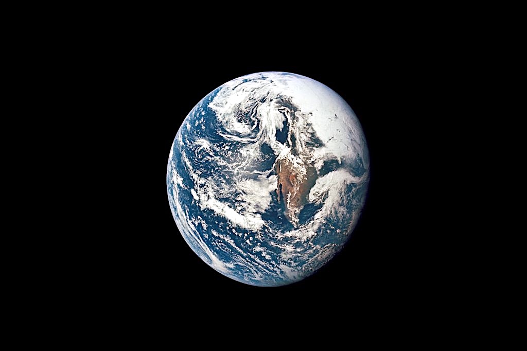 Earth seen by Apollo 10 Mission.