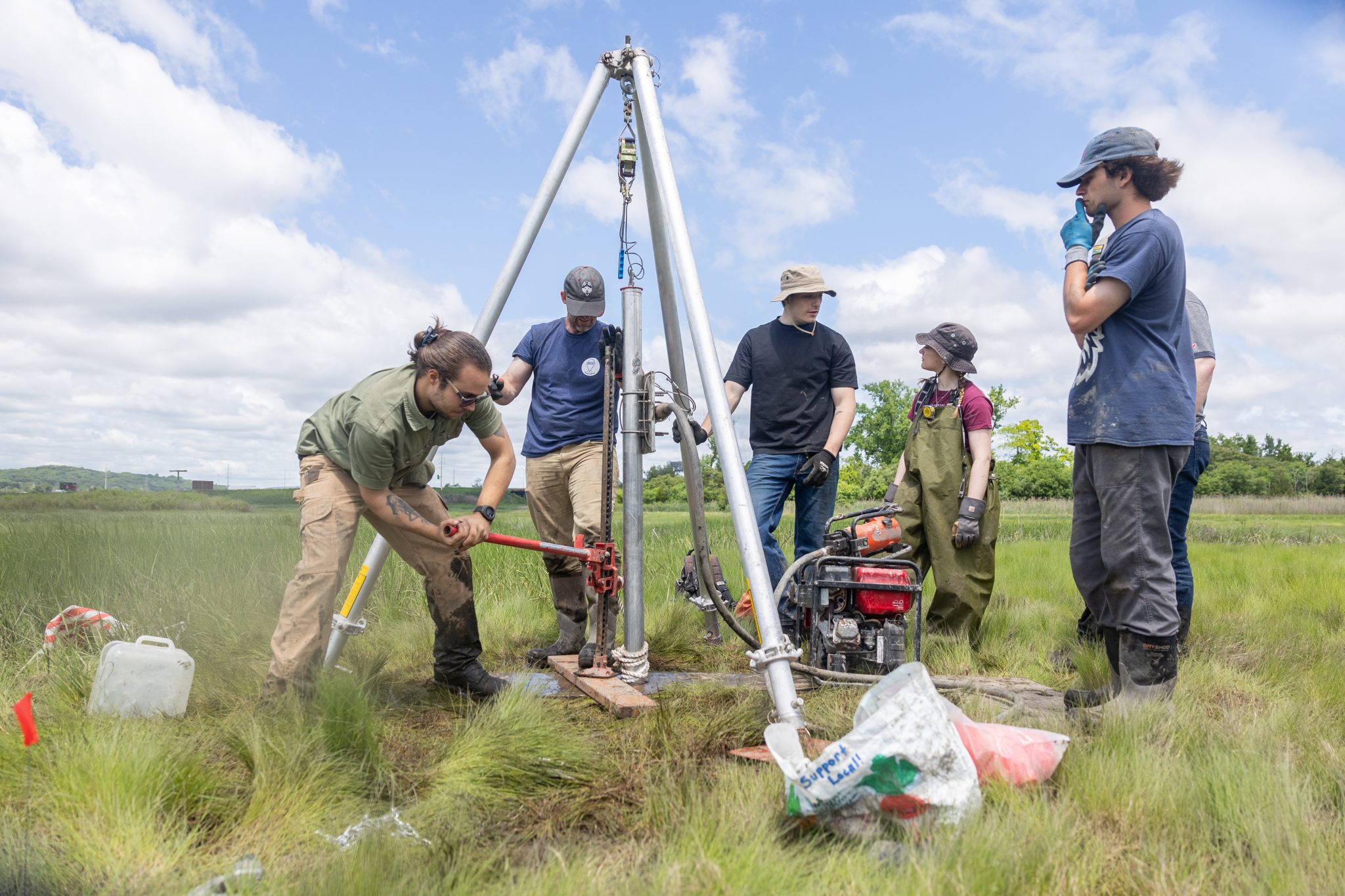 Grannis Island Soil Coring