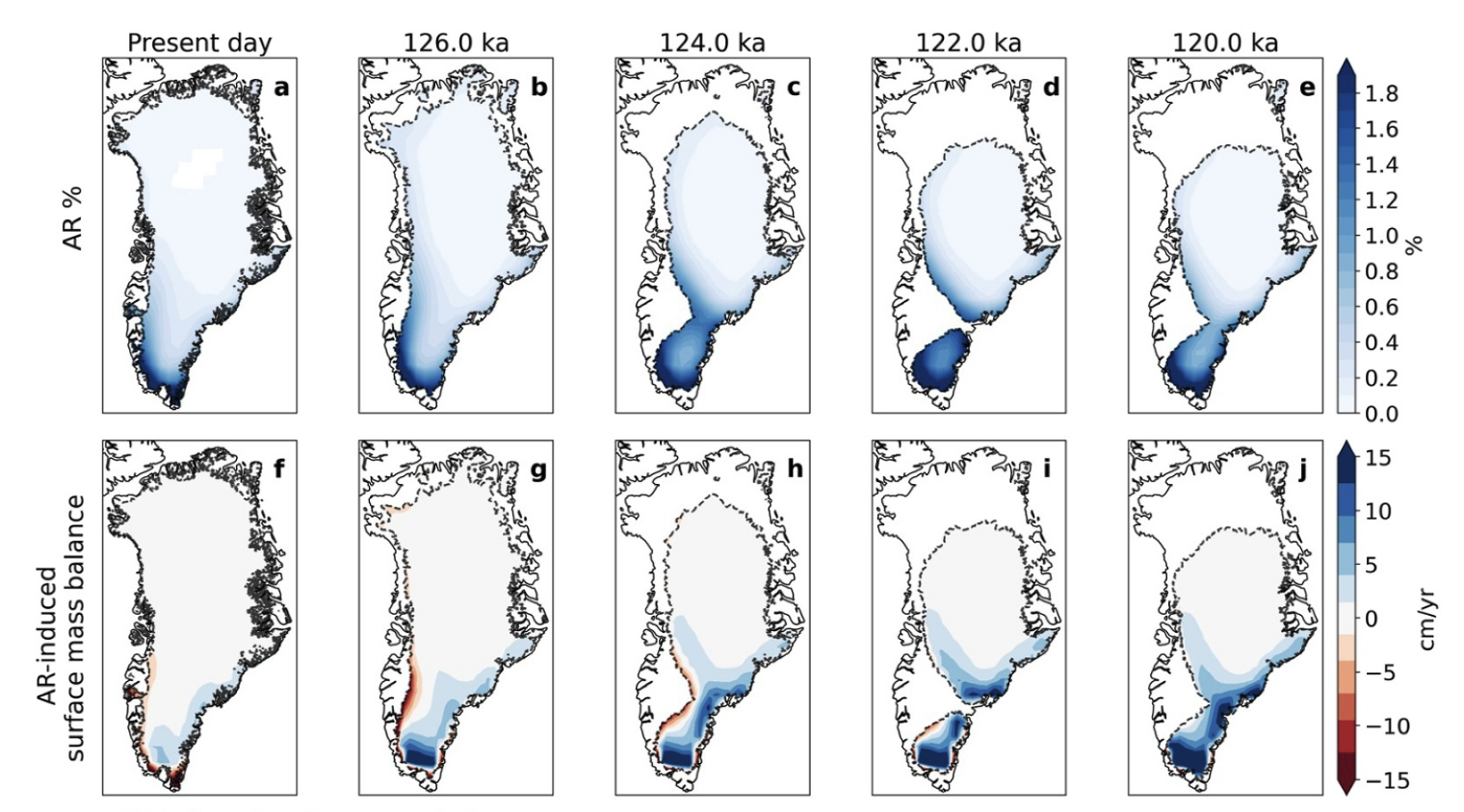 Greenland Surface Mass Balance through the last interglacial
